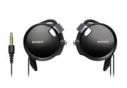 Sony MDR-Q68LW Clip-on Style Headphone with Retractable Cord