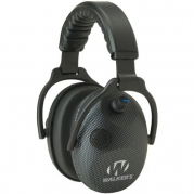 WALKERS GAME EAR GWP-AMCARB ALPHA POWER MUFF CARBON GRAPHITE HEADPHONES WITH MICROPHONE