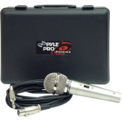 Pyle Pdmik4 Unidirectional Dynamic Microphone With 15 Cable & Carrying Case