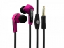 Motorola Atrix 4G Stereo Inside The Ear Headphones Built In Hands Free Microphone And Dynamic Driver Pink With Square Shape