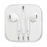 White Headphones With Microphone Mic Earpods Earbuds And Voulme Control Remote Earphones Headsets For iPhone4/4S 5, Ipad Mini And All Ipads With Mini Capaci