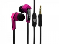 HTC Desire 601 Stereo Inside The Ear Headphones Built In Hands Free Microphone And Dynamic Driver Pink With Square Shape