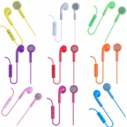 Generic Colorful Lot 9 Earphone Headphones Headset With Mic for iPhone 3G 3GS 4 4S 5 5G 47
