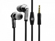 HTC One E8 Stereo Inside The Ear Headphones Built In Hands Free Microphone And Dynamic Driver Black With Square Shape
