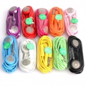 Honbo® 10 Pack Bundle Wholesale Lots Earphone Headphone with Jack Mic for Iphone 3g 4g 4s 3gs 3g Mp3 (10 Color for 4s)