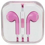 Pink Earpods Earbuds with Remote and Mic for Iphones, Ipads, Ipods, Nano, Kindle