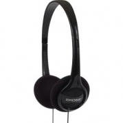 Koss KPH7 Headphone - Stereo - Black - Wired - 32 Ohm - 80 Hz 18 kHz - Over-the-head - Binaural - Supra-aural - 4 ft Cable - KPH7B