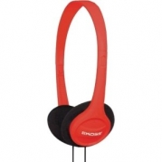 Koss KPH7 On-Ear Headphones - Stereo - Red - Wired - 32 Ohm - 80 Hz 18 kHz - Over-the-head - Binaural - Supra-aural - 4 ft Cable - KPH7R