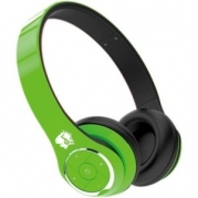 Life n soul Bluetooth Headphones Green - Stereo - Green - Wireless - Bluetooth - 30 ft - Over-the-head - Binaural - Supra-aural - Omni-directional Microphone - BN301-G