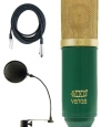 MXL V67G-S Condenser Microphone Bundle w/Pop Filter and Microphone Cable