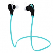 Ecandy Wireless Bluetooth Headphones Noise Cancelling Headphones w/Microphone,Sports,Running,Gym,Exercise,Sweatproof ,Wireless Bluetooth Earbuds Headset Earphones for iPhone 6, 6 Plus, 5 5c 5s 4,Android Phone and other Enabled Bluetooth Devices,Blue