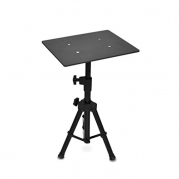 Pyle Laptop Projector Stand, Heavy Duty Tripod Height Adjustable 16'' To 28' For DJ Presentations Notebook Computer