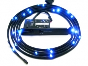 NZXT CB-LED20-BU Light Sensitivity Sleeved LED Kit (2-Meters) (Blue)