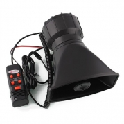 Loud Horn Siren 12V for Car Speaker 5 Sounds Tone PA System 60W Max 300db