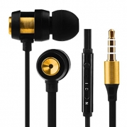 Ularmo 2015 New Hot In-Ear Wired Bass Stereo Earphone Sport Headset Headphone (gold)