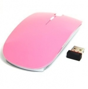 Vanki Pink 2.4G RF optical wireless USB mouse for macbook 13 PRO AIR 11 DELL ACER SONY HP TOSHIBA+cable tie
