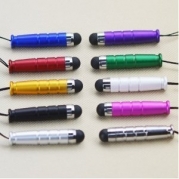 10 in 1 Bundle Mini Capacitive Stylus / Styli Pen - Blue Purple Red Green Gold White Black Pink Silver Chrome - for Compatible Models