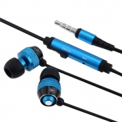 eForCity Blue In-ear Bud Headphone for iPod touch 3G