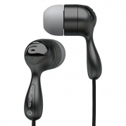 JLab JBuds Hi-Fi Noise-Reducing Ear Buds (Black / Chrome Silver)