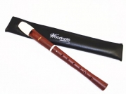New Style / Woodnote Wood Grain & Ivory White Soprano Recorder Flute - ABS Resin Plastic.