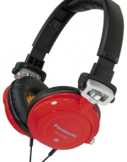Panasonic RPDJS400R DJ Street Model Headphones (Red)