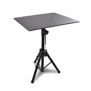 Pyle Laptop Projector Stand, Heavy Duty Tripod Height Adjustable 28 To 41 For DJ Presentations Notebook Computer