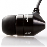 JBuds J2 Premium Hi-Fi Noise-Isolating Earbuds Style Headphones For Motorola Droid / Razr / Atrix - Onyx Black