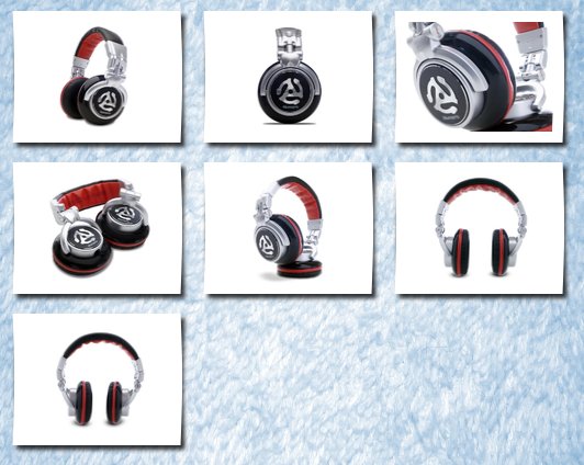 Numark professional over-ear dj headphones with rotating earcup