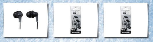 Panasonic rphje120k in-ear headphone, black