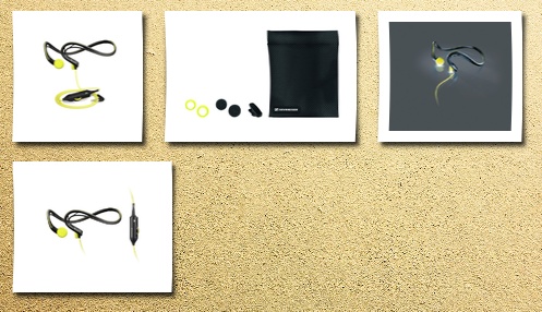 Sennheiser sports earbud headphs