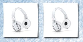 Pioneer dj headphones (white)