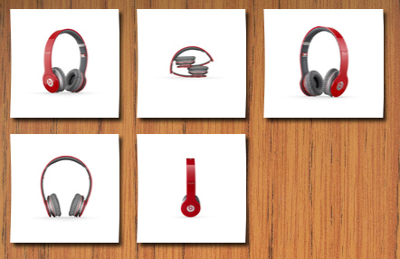 Beats solo hd red edition on-ear headphones