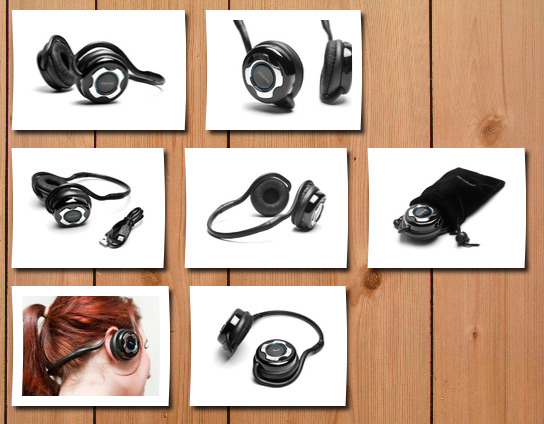 Kinivo bluetooth stereo headphone supports wireless music streaming and hands-free calling