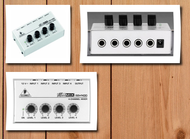 Behringer micromix 4-channel mixer
