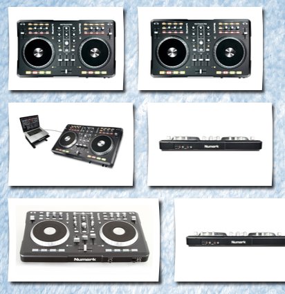 Numark dj controller with integrated audio interface
