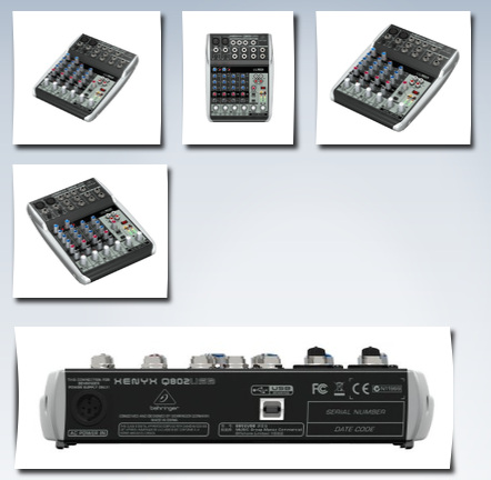 Behringer usb audio mixer
