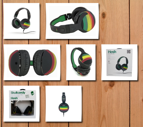 Skullcandy hesh 2.0 with detatchable cable rasta