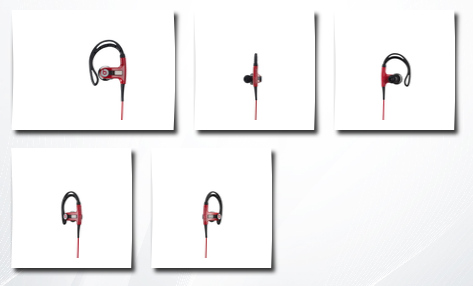 Beats power by dr. dre in-ear headphone (red)