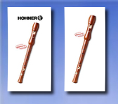 HOHNER c soprano wood recorder pearwood 9520