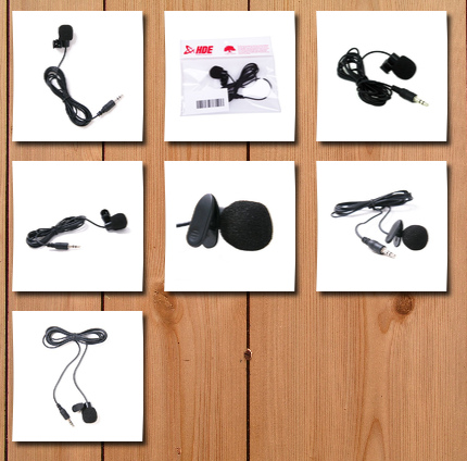 HDE 3.5 mm computer clip-on mini microphone