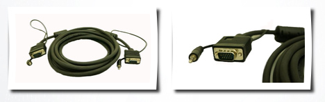 C2G 25ft hd15+3.5mm monitor cable
