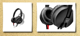 Sennheiser hd25sp ii full sized stereo studio monitor headphones