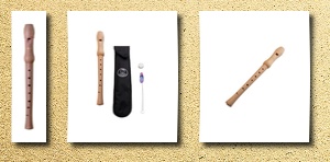 Smart soprano recorder maple wood natural color 2-piece baroque fingering
